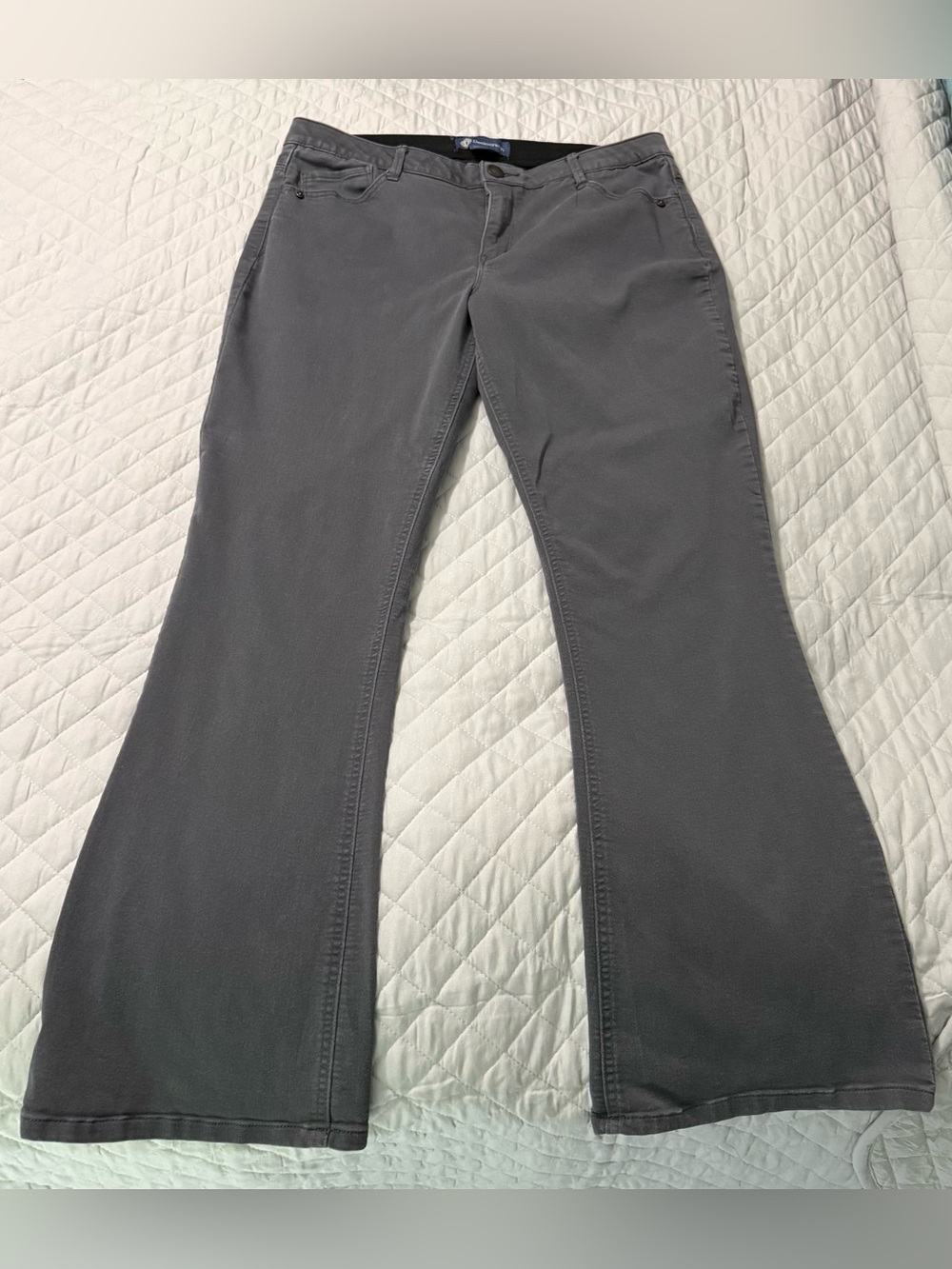 Democracy Gray Flare Leg Jeans 14
